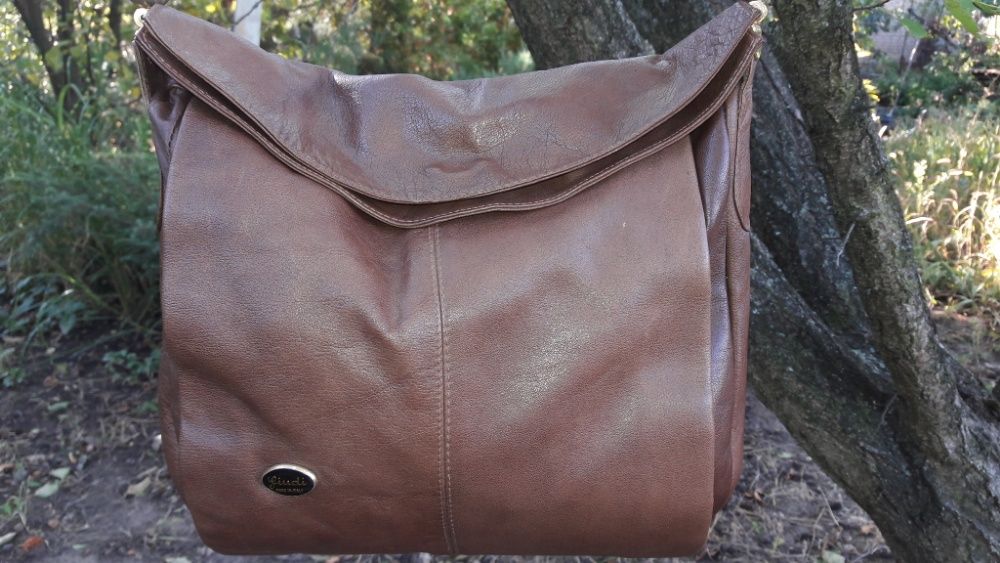 Сумка шоппер брендовая, 100% кожа, кожаная "Giudi", оригинал (Италия).