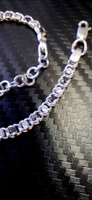 Серебряный браслет арабский  бисмарк