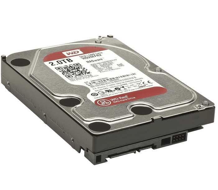 2 x HD Western Digita Red Plus de 2TB (cada) (WDC WD20EFRX) NAS