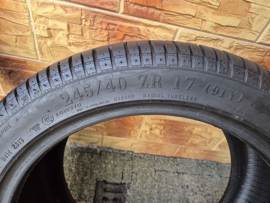 2x opony 17' Pirelli P Zero