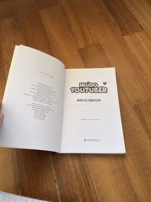 Livro “Miúdo Youtuber”