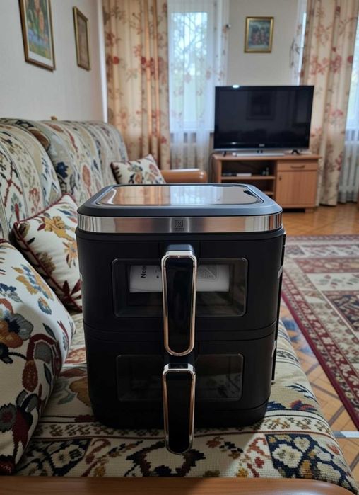 Подвійний аерогриль на 15 л з двома камерами фритюрниця