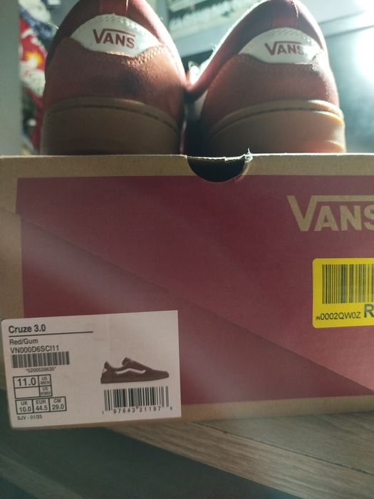 Buty Vans Cruze 3.0 w kolorystyce Red Gum