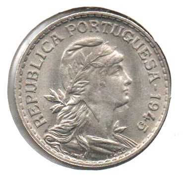 1 Escudo 1945 - soberba