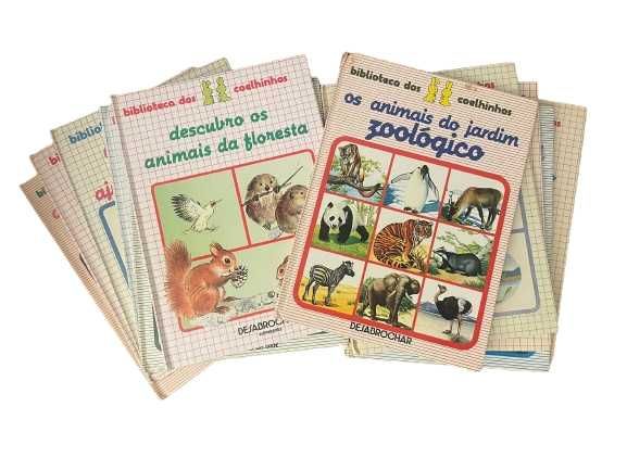 12 Livros Didáticos Infantis Vintage Coleção Biblioteca dos Coelhinhos