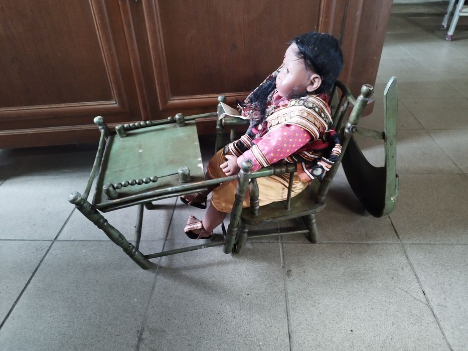 krzesełko stolik fotelik Antyk Vintage dla dzieci