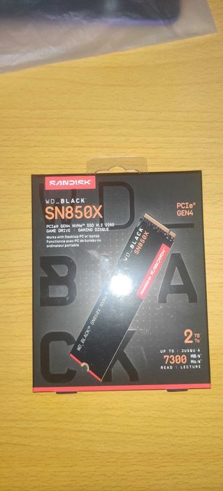 NVMe WD Black SN850x 2TB