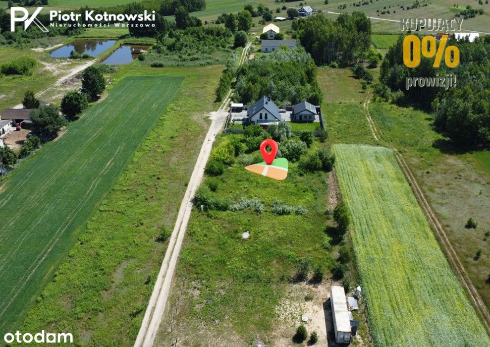 Budowalna | 1018m2 |  Prąd  | wymiary 28 m x 36 m