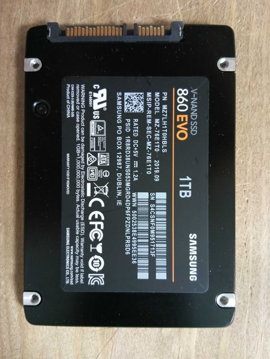 Продам SSD SATA | NVMe 240 | 256 | 500 | 512 gb, 1 tb