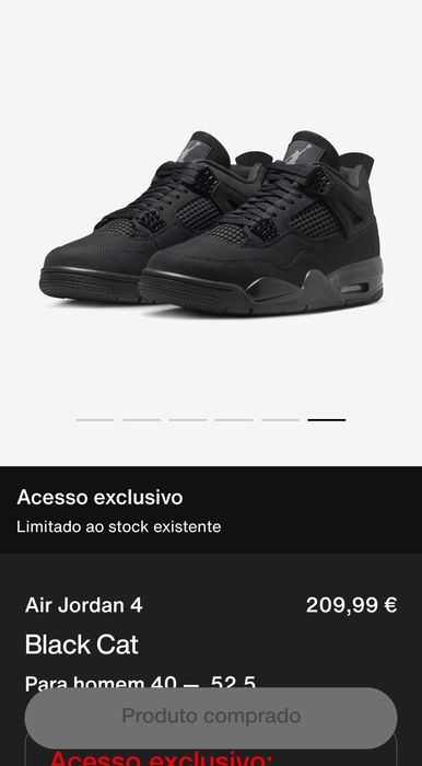 Jordan 4 Black Cat