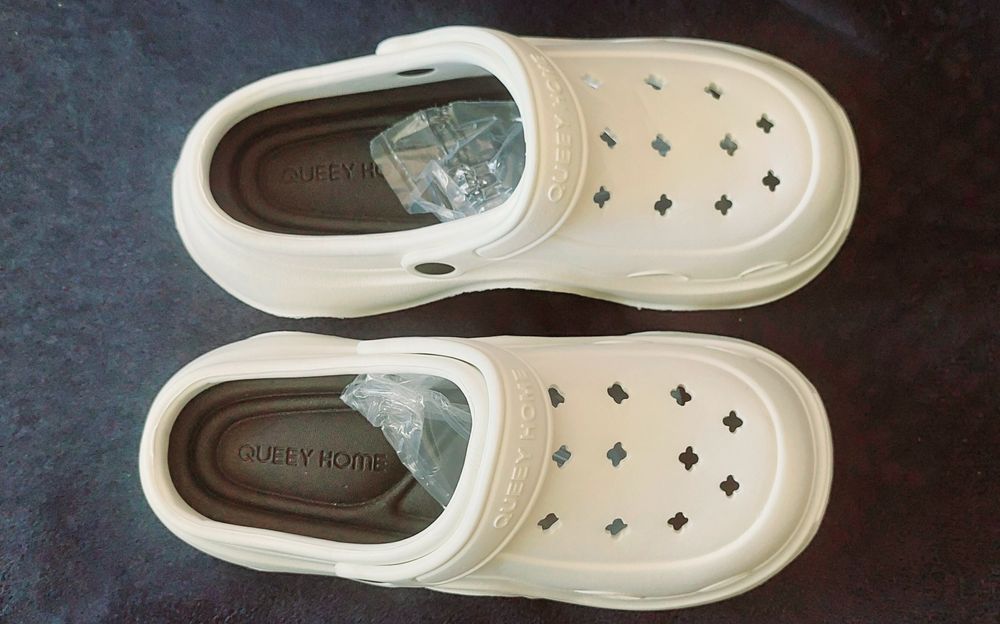 Crocs Сабо Платформа жіночі білі