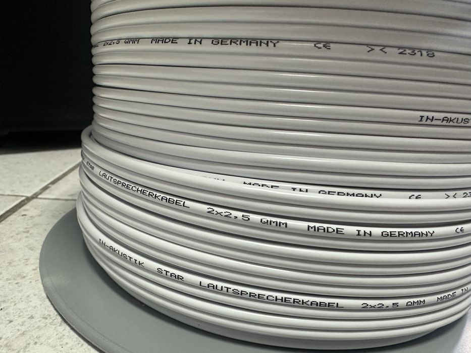 Новый! Акустический кабель  Inakustik OFC 2x2,5мм2. Германия.