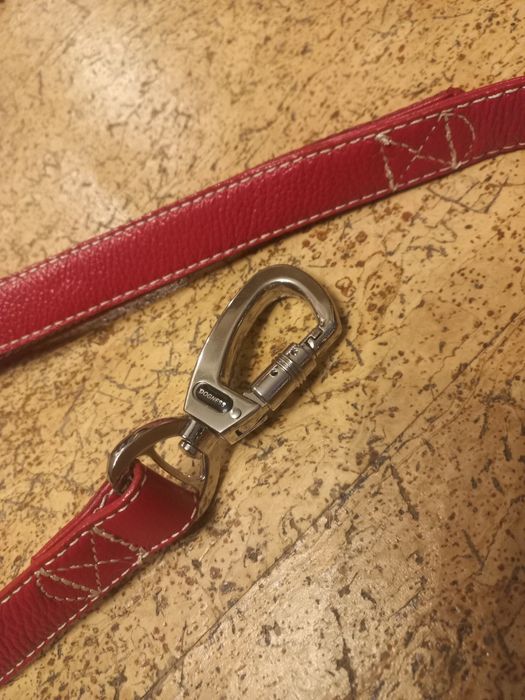 Nowa skórzana  smycz DOGNESS 120 cm