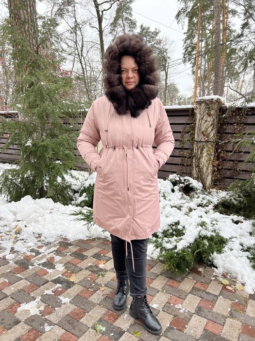 Парка з натурального хутра
