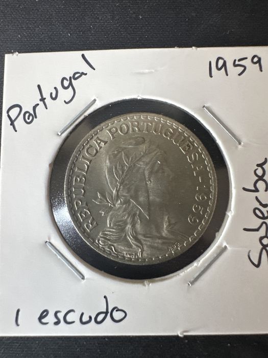 Moeda 1 escudo 59 soberba