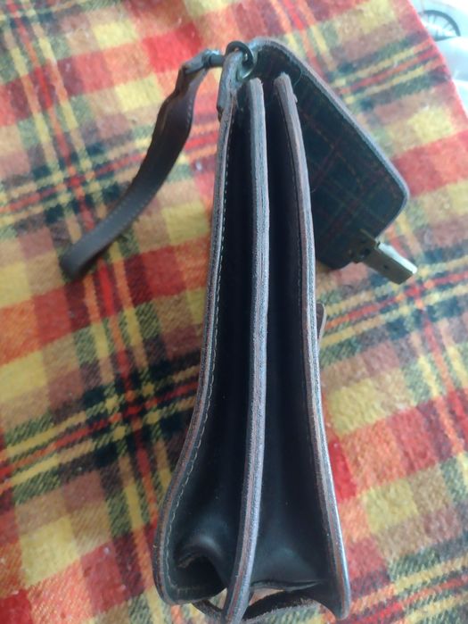 Чоловiча сумка-барсетка. Нова. Натур. Шкiра .