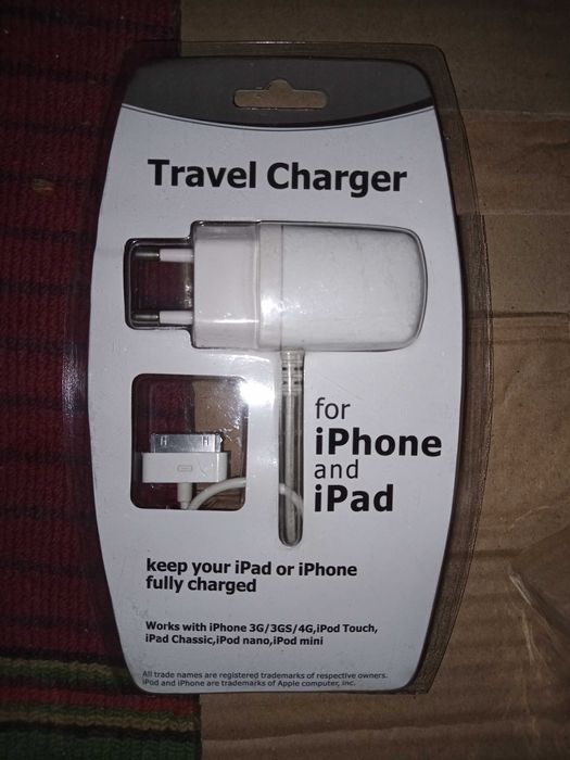 Зарядка до iPhone, iPad