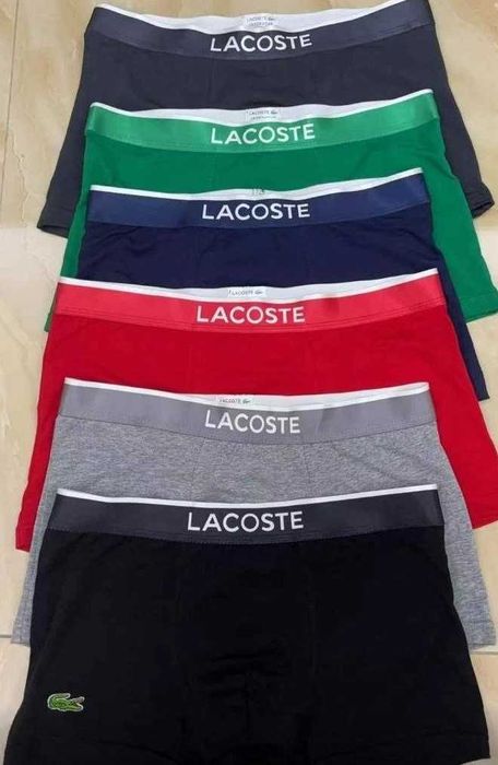 Чоловічі боксери LACOSTE Premium. Мужское белье, труси ОПТ/роздріб