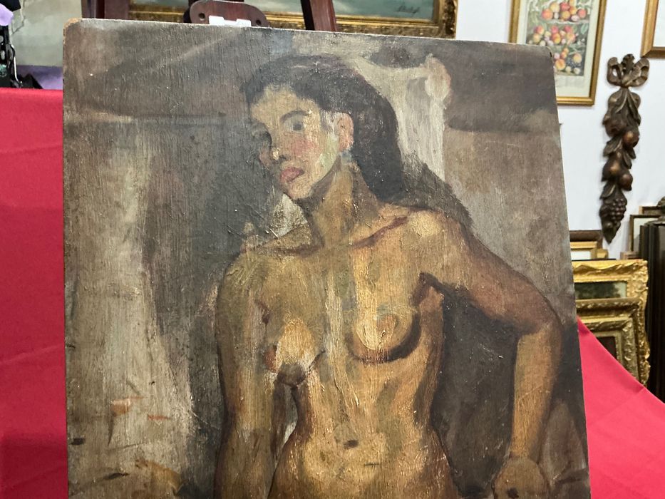 Pintura a óleo on board 46x33 cm     Anúncios abaixo