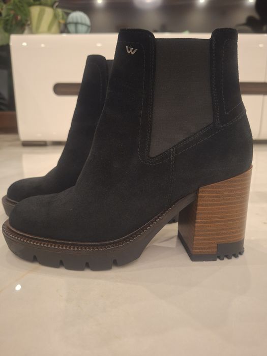 Zamszowe Botki Wojas r. 37