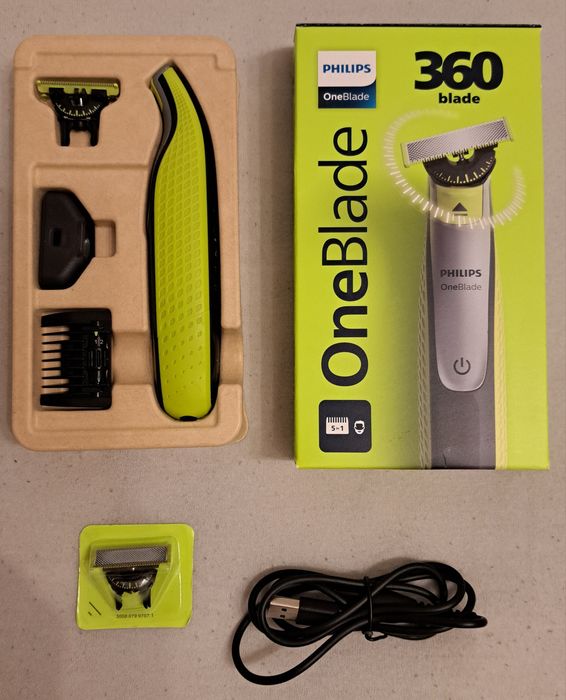 Golarka Philips ONEBLADE 360 + nowe ostrze