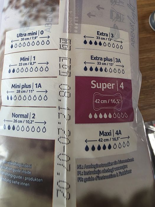 Wkładki Abena super 4