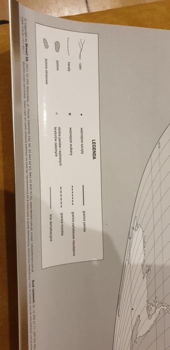 MAPA ŚWIATA dwustronna