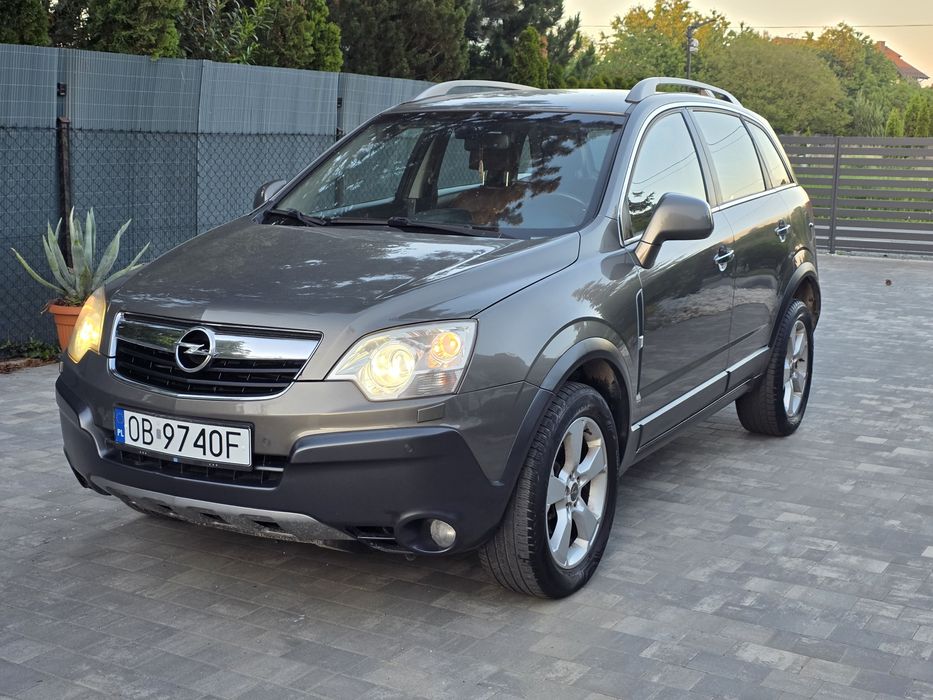 Bezwypadkowy Opel Antara 2.0 diesel 4x4 manual brązowe skóry