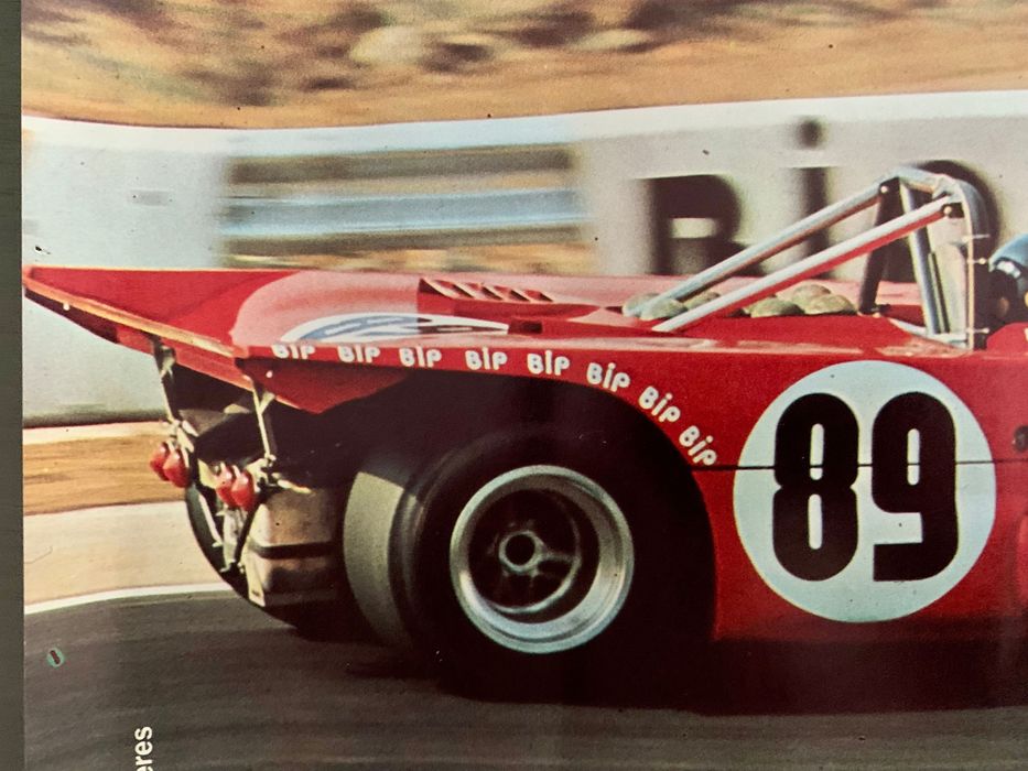 Poster do Jornal O Volante do Lola T280 da equipa BIP