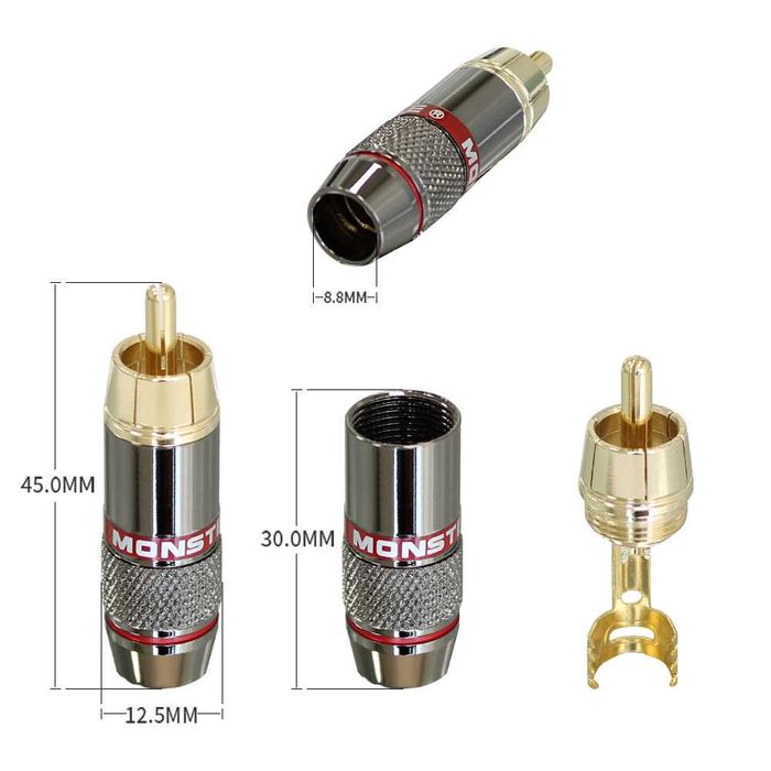 RCA разъёмы Monster Cable
