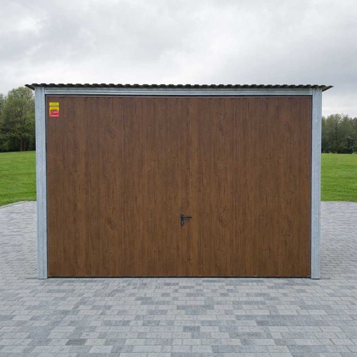 Garaż Blaszany 3x5 Brama Podnoszona