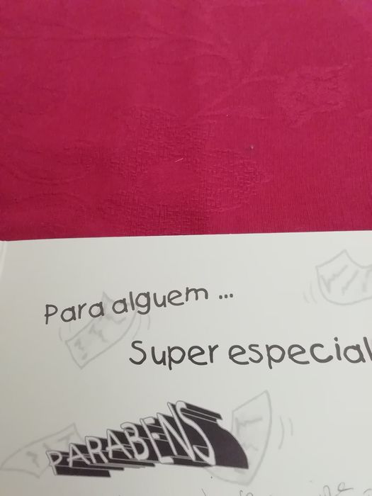 Postal de aniversário, escrito