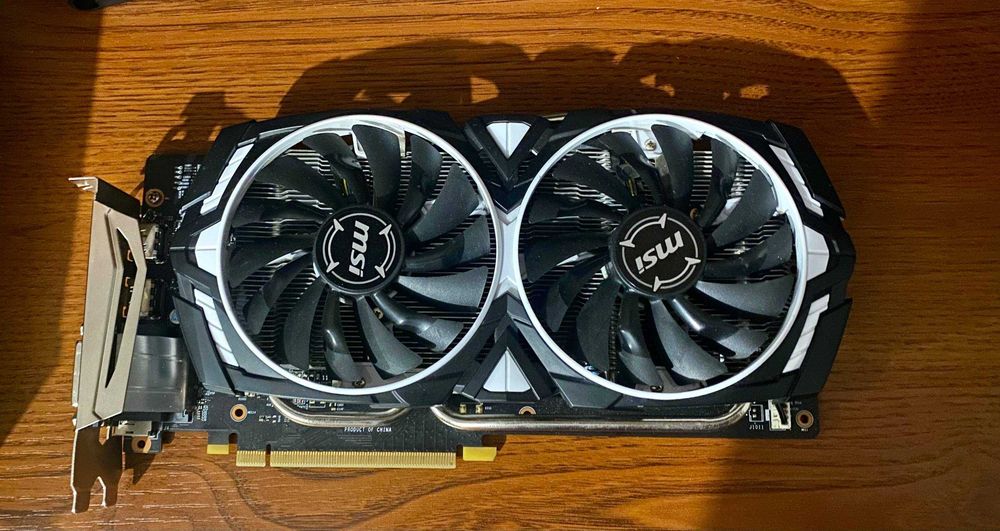 Відеокарта MSI GeForce GTX 1060 ARMOR 6G OCV1
