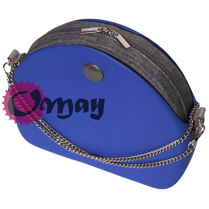 Szary organizer do OBAG MOON LIGHT len 2 kieszenie wkład OMAY