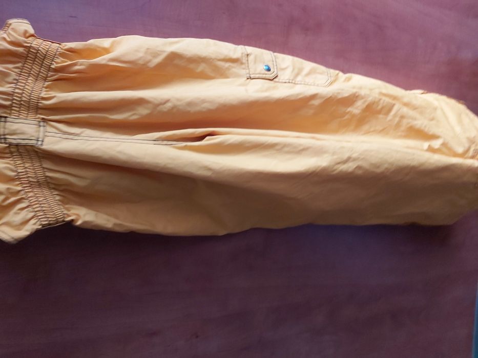 Spodnie ocieplane z szelkami