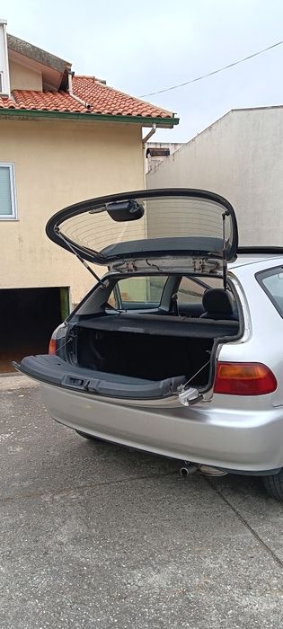 Carro Honda civic EX cinza