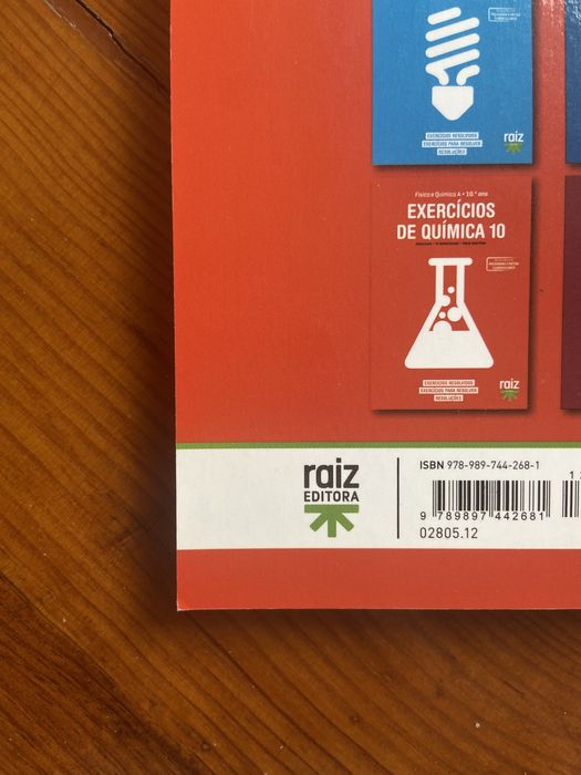 Exercícios de Química de 10° ano