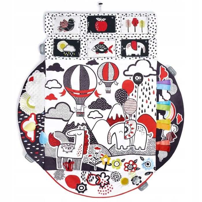 Duża Mata Edukacyjna Kinderkraft Kontrastowa Mata