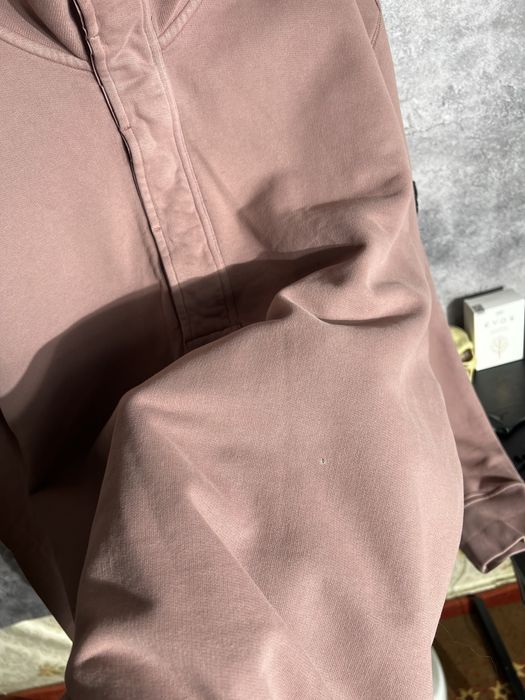 Кофта зіп 1/3 Stone Island Pink Quarter Zip Cotton Jumper XXL