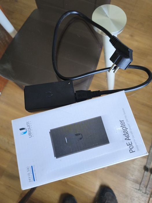 Adaptador POE ubiquiti 24v gigabit