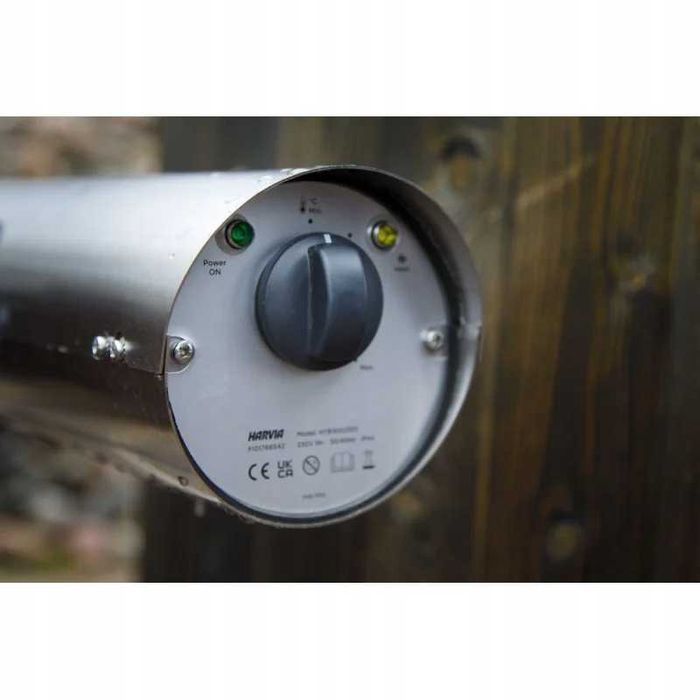 Markowa grzałka Elektryczna Harvia 3kW do Balii Ogrodowej | Grzalka z termostatem do jacuzzi bani