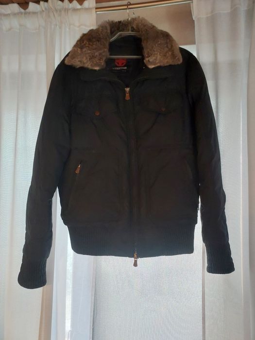 Kurtka męska M z futerkiem