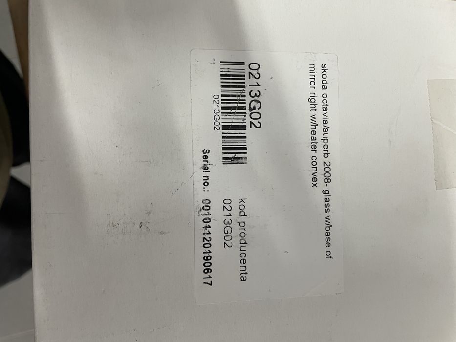 Espelho retrovisor direito para Skoda Octavia/Superb 2008