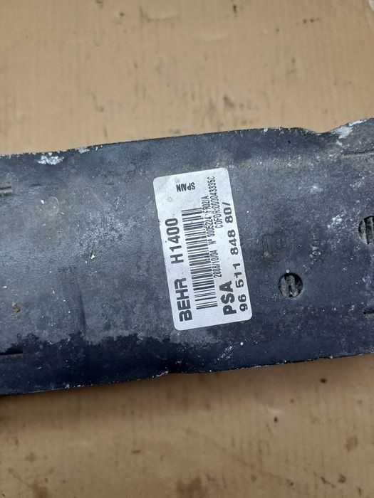 Радіатор Інтеркулера 1.6 HDI Peugeot 207 Citroen C2 C3