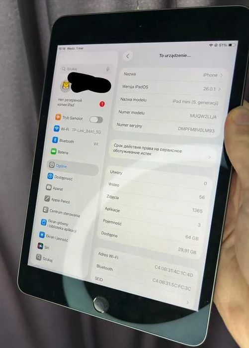iPad Mini 5 64GB MDM