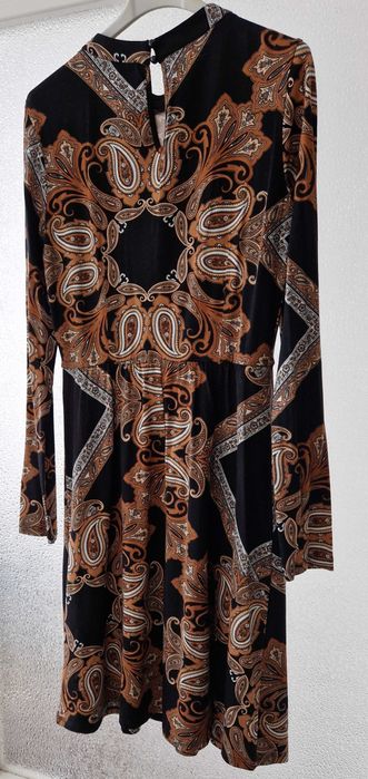 ORSAY, sukienka damska, wzór paisley, rozm. XS, NOWA, b/metek