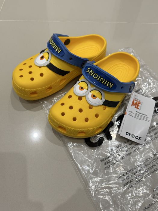 Дитячі сабо Crocs Fun Lab MINIONS J2 33-34 крокси міньйони 21,5 см