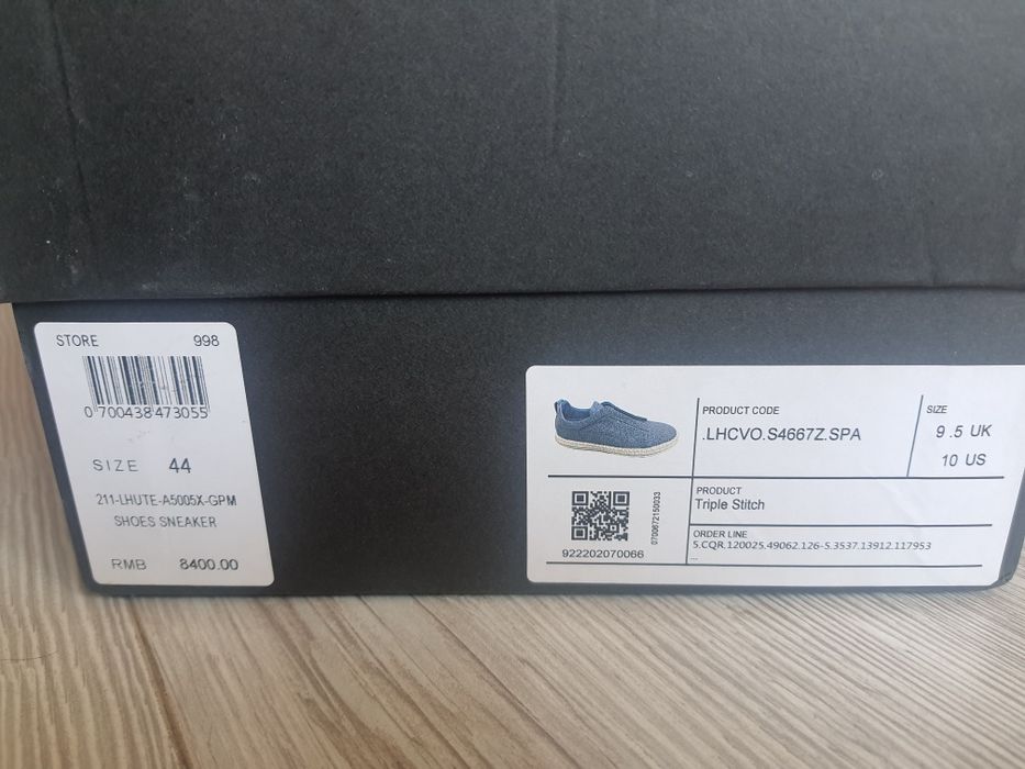 Zegna Triple Stitch espadryle