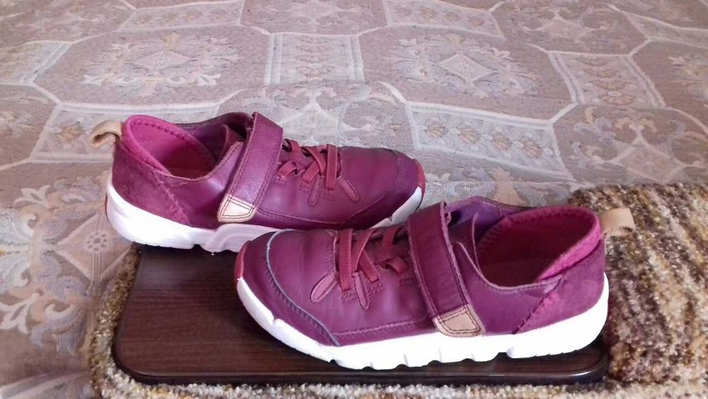 Кожаные кроссовки Clarks 32,5 размер