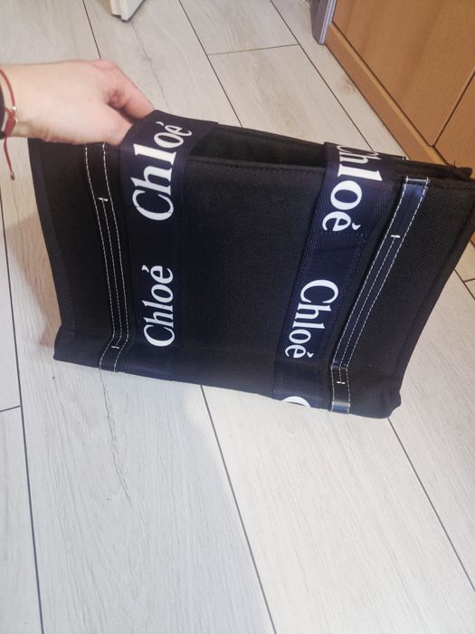 Torebka shopper czarna